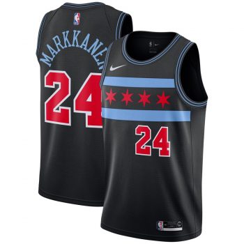 Lauri Markkanen Chicago Bulls Nike Youth 2018/19 Swingman Jersey – City Edition – Black