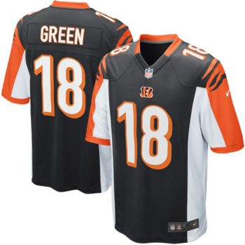 AJ Green Cincinnati Bengals Nike Youth Team Color Game Jersey - Black