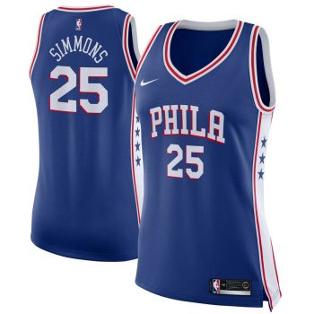 Ben Simmons Philadelphia 76ers Nike Women's Swingman Jersey Royal - Icon Edition