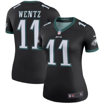 Carson Wentz Philadelphia Eagles Nike Women's Color Rush Legend Jersey - Black