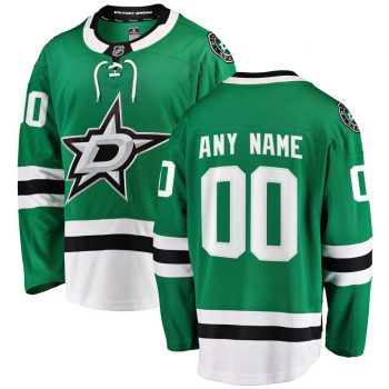 Dallas Stars Fanatics Branded Youth Home Breakaway Custom Jersey - Green