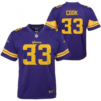 Dalvin Cook Minnesota Vikings Nike Youth Color Rush Alternate Player Game Jersey – Purple