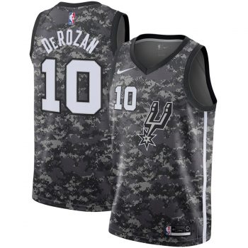 DeMar DeRozan San Antonio Spurs Nike City Edition Swingman Jersey – Black