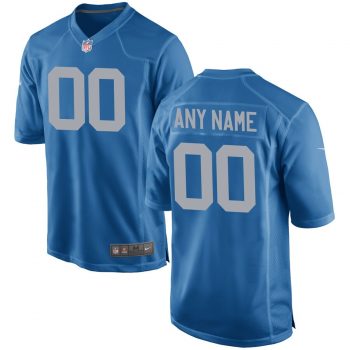 Detroit Lions Nike Custom Alternate Game Jersey - Royal