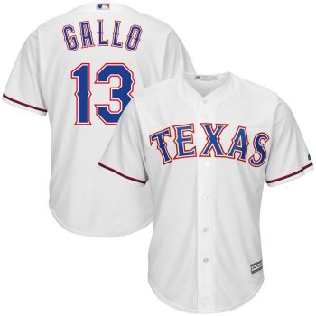 Joey Gallo Texas Rangers Majestic Official Cool Base Player Jersey - White