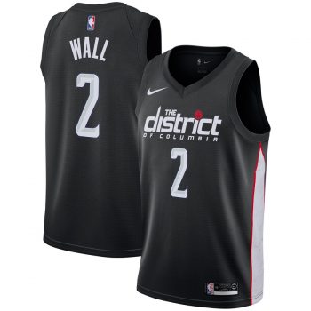 John Wall Washington Wizards Nike City Edition Swingman Jersey – Black