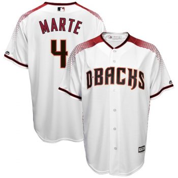 Ketel Marte Arizona Diamondbacks Majestic Home Cool Base Player Jersey – White