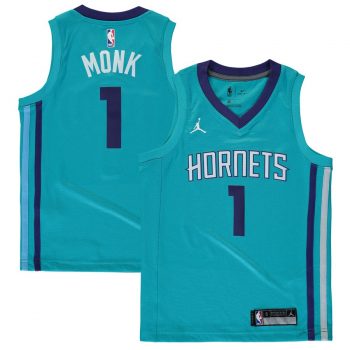 Malik Monk Charlotte Hornets Brand Jordan Youth Swingman Jersey Teal - Icon Edition