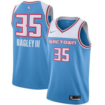 Marvin Bagley III Sacramento Kings Nike City Edition Swingman Jersey – Blue