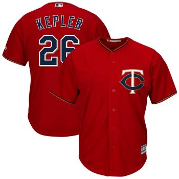 Max Kepler Minnesota Twins Majestic Cool Base Alternate Player Jersey - Scarlet