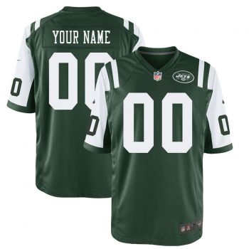 New York Jets Nike Custom Game Jersey - Green