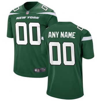 New York Jets Nike Youth Custom Game Jersey – Gotham Green