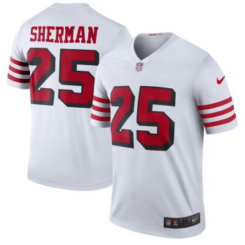 Richard Sherman San Francisco 49ers Nike Color Rush Legend Player Jersey – White