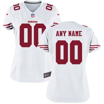 San Francisco 49ers Nike Women's Custom Game Jersey - White