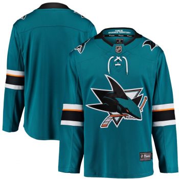 San Jose Sharks Fanatics Branded Breakaway Home Jersey - Teal