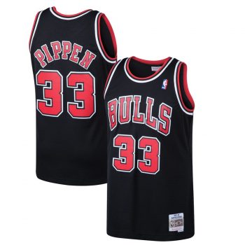 Scottie Pippen Chicago Bulls Mitchell & Ness 1997-98 Hardwood Classics Swingman Jersey - Black