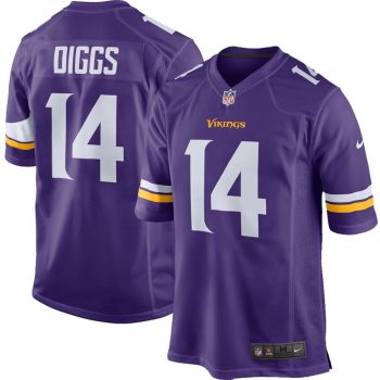 Stefon Diggs Minnesota Vikings Nike Youth Team Color Game Jersey - Purple