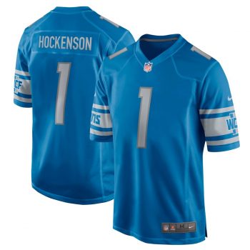 T.J. Hockenson Detroit Lions Nike 2019 NFL Draft First Round Pick Game Jersey – Blue