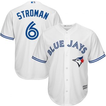 Toronto Blue Jays Marcus Stroman Majestic Official Cool Base Player Jersey - White