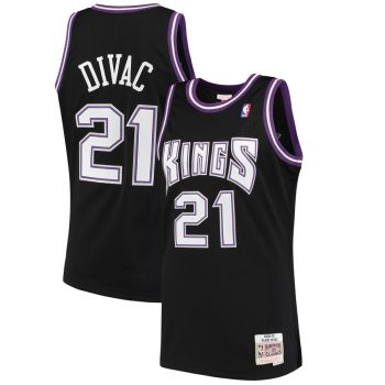 Vlade Divac Sacramento Kings Mitchell & Ness 2000-01 Hardwood Classics Swingman Jersey - Black