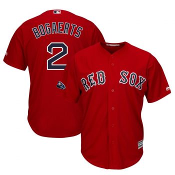 Xander Bogaerts Boston Red Sox Majestic 2018 Postseason Alternate Cool Base Player Jersey – Scarlet