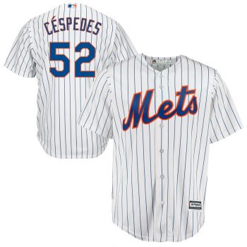 Yoenis Cespedes New York Mets Majestic Official Cool Base Player Jersey - White