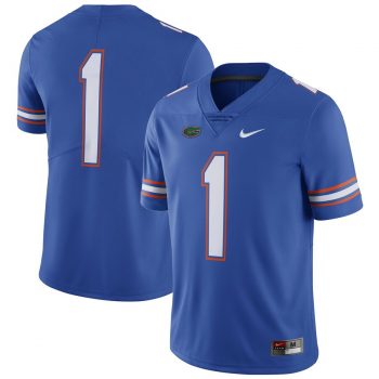 #1 Florida Gators Nike Limited Football Jersey - Royal