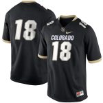 #18 Colorado Buffaloes Nike Football Game Jersey – Black