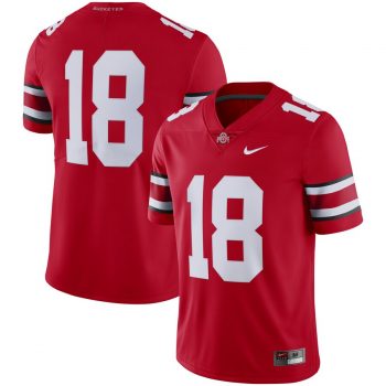 #18 Ohio State Buckeyes Nike Limited Football Jersey - Scarlet