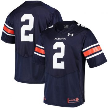 #2 Auburn Tigers Under Armour Replica Football Jersey - Navy