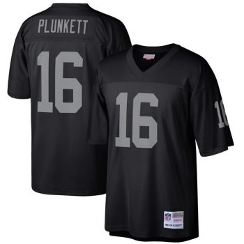 Jim Plunkett Oakland Raiders Mitchell & Ness Retired Player Vintage Replica Jersey - Black