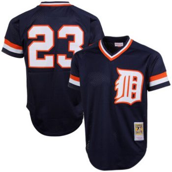 Kirk Gibson Detroit Tigers Mitchell & Ness 1984 Authentic Cooperstown Collection Mesh Batting Practice Jersey - Navy