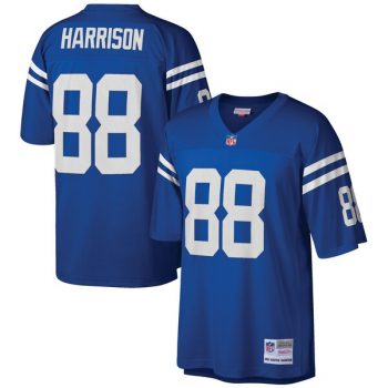 Marvin Harrison Indianapolis Colts Mitchell & Ness Retired Player Replica Jersey - Royal