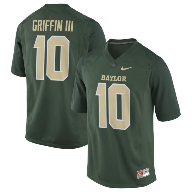 Robert Griffin III Baylor Bears Nike Alumni Football Jersey - Green