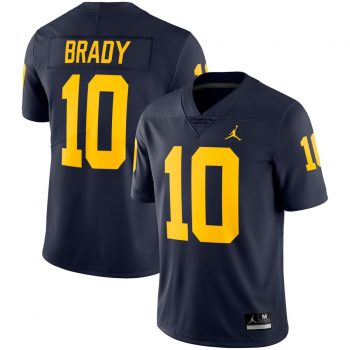 Tom Brady Michigan Wolverines Jordan Brand Alumni Football Limited Jersey - Navy