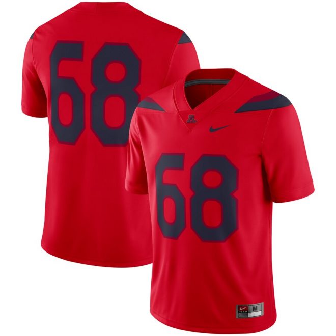 #68 Arizona Wildcats Nike Alternate Game Jersey - Red