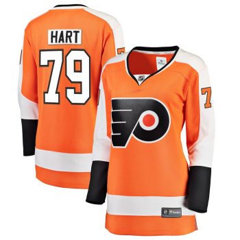 Carter Hart Philadelphia Flyers Fanatics Branded Women's Home Premier Breakaway Player Jersey – Orange