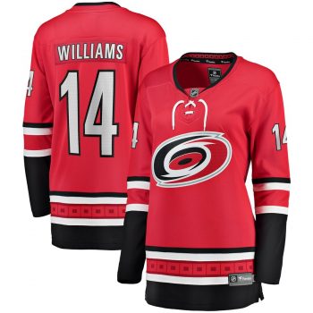 Justin Williams Carolina Hurricanes Fanatics Branded Women's Home Breakaway Player Jersey – Red