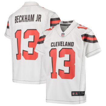 Odell Beckham Jr Cleveland Browns Nike Youth Game Jersey – White