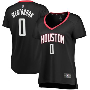 Russell Westbrook Houston Rockets Fanatics Branded Women's Fast Break Replica Jersey Black – Statement Edition