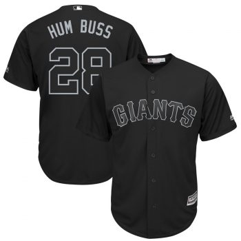 Buster Posey "Hum Buss" San Francisco Giants Majestic 2019 Players' Weekend Replica Player Jersey – Black