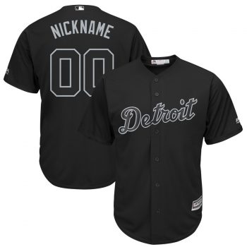 Detroit Tigers Majestic 2019 Players' Weekend Pick-A-Player Replica Roster Jersey – Black