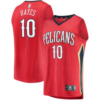 Jaxson Hayes New Orleans Pelicans Fanatics Branded Fast Break Replica Jersey Red – Statement Edition