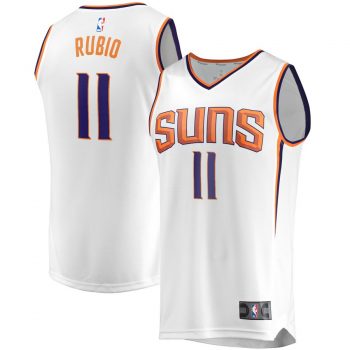 Ricky Rubio Phoenix Suns Fanatics Branded Fast Break Replica Jersey White – Association Edition